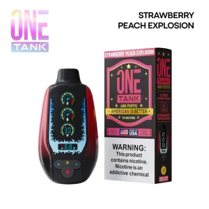 Strawberry Peach Explosion - One Tank 40k Disposable Vape