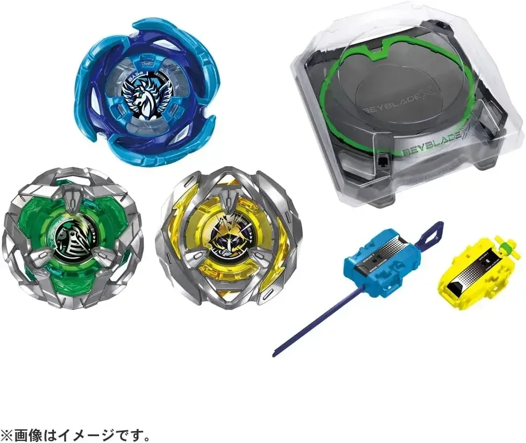 Takara Tomy Beyblade X BX 53 All-in-One Battle Set 3 Beyblades - Image 2