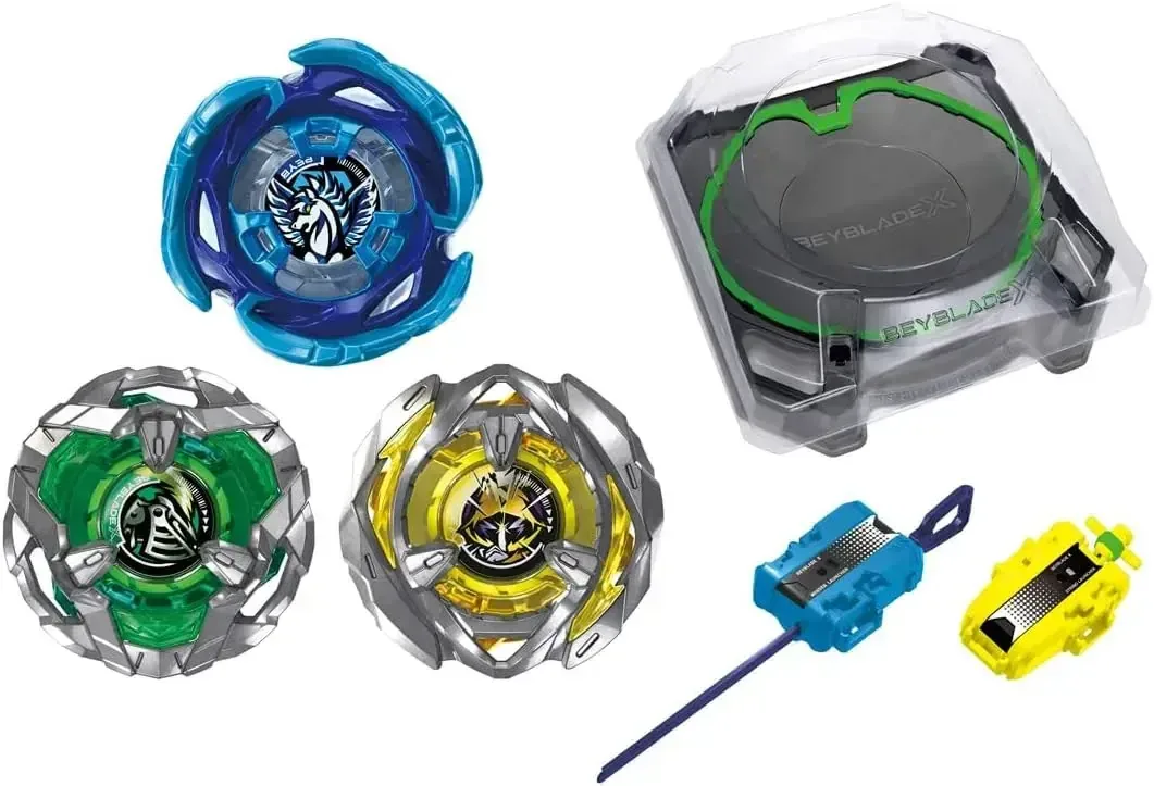 Takara Tomy Beyblade X BX 53 All-in-One Battle Set 3 Beyblades
