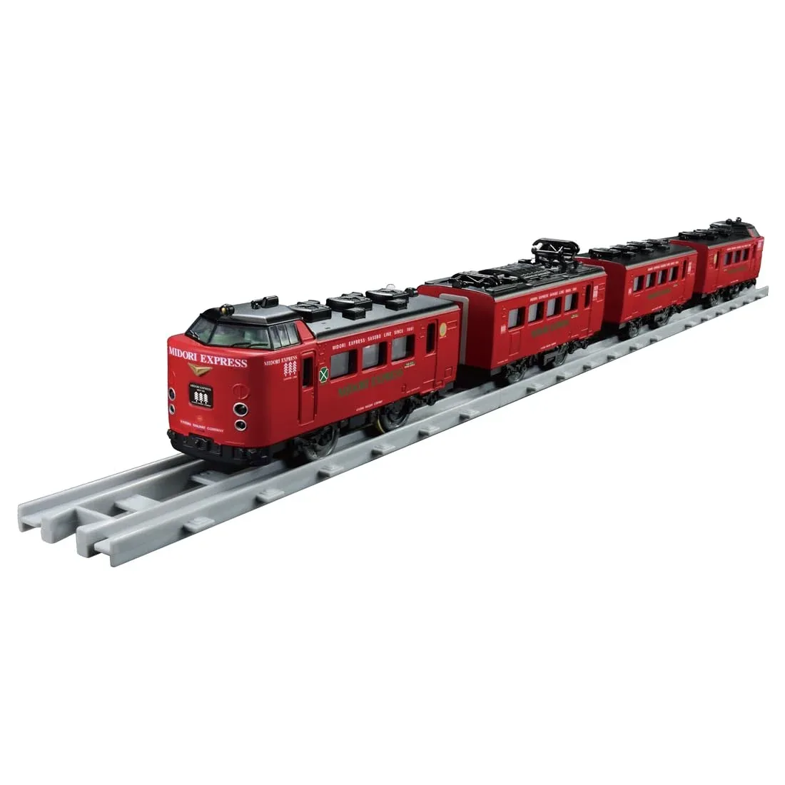 Takara Tomy Plarail 485 Series Jr Kyushu Midori Express Train Set