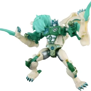 Takara Tomy Transformers Ryo Convoy Green Lion Figure, 2 Modes