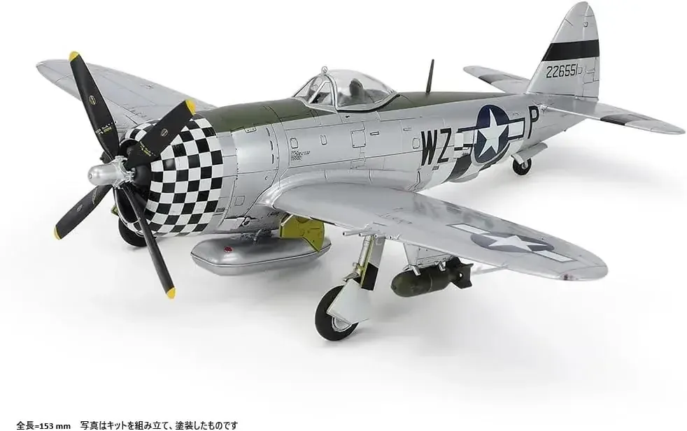 Tamiya P-47D Thunderbolt Bubble Top 1/72 Plastic Model Kit Warbird - Image 2