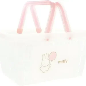 T'S Factory Miffy Clear Pink Storage Container for Home Use