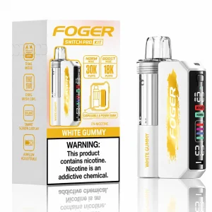 White Gummy - Foger Switch Pro 30K Disposable Kit