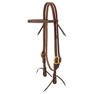 Working Tack Single-Ply Headstall with Tie Ends