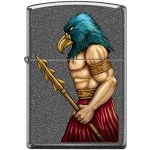 Zippo Lighter - Bird Man Iron Stone