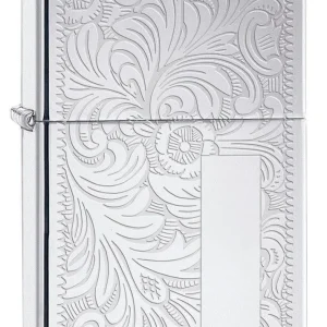 Zippo Lighter - Venetian High Polish Chrome