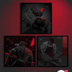 【Merchandise Pre-sale ONLY】Metropolis Trilogy-KINKY GALLERY Skit Series-Fine Art Print-Studio BS-DSDC SHOP